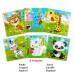 Toytexx Wooden Jigsaw Puzzles, 6 Pack Animal Puzzles for Toddlers Kids 3 Years Old Educational Toys for Boys and Girls